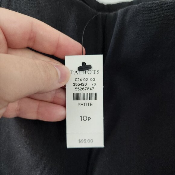 Talbots Chatham Crop Pant At Waist Slim Leg Pants - Picture 5 of 8